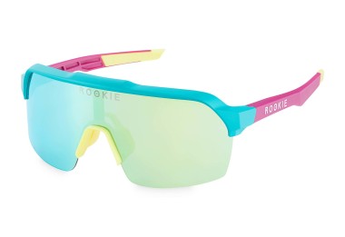 Okulary Przeciwsłoneczne Sportowe RACER Zielony/Żółty/Purpurowy